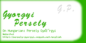 gyorgyi persely business card